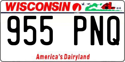 WI license plate 955PNQ