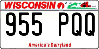 WI license plate 955PQQ