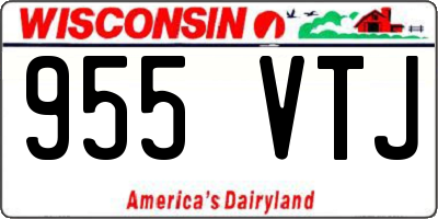 WI license plate 955VTJ