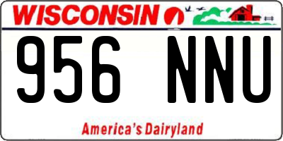 WI license plate 956NNU
