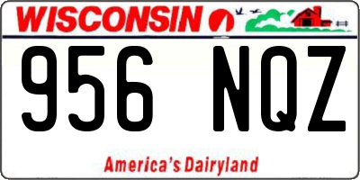 WI license plate 956NQZ