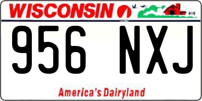 WI license plate 956NXJ