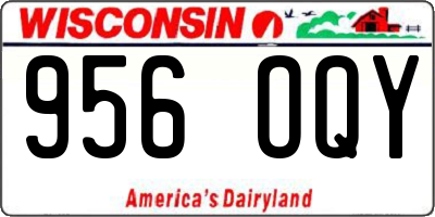 WI license plate 956OQY