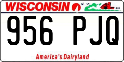 WI license plate 956PJQ