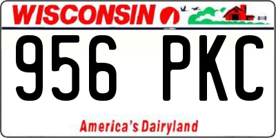 WI license plate 956PKC