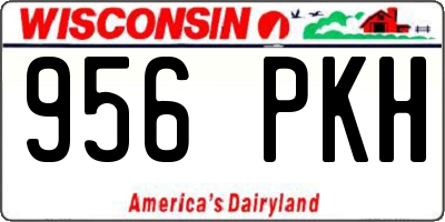 WI license plate 956PKH