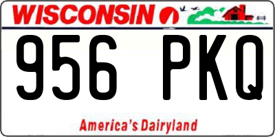 WI license plate 956PKQ
