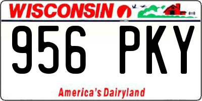 WI license plate 956PKY