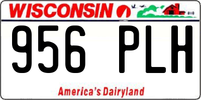 WI license plate 956PLH