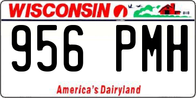 WI license plate 956PMH