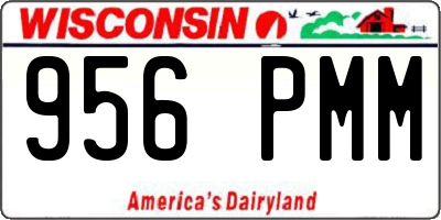 WI license plate 956PMM