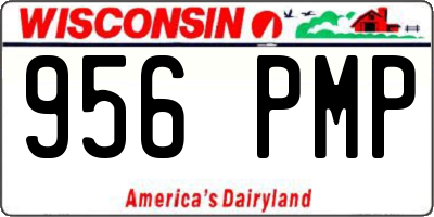 WI license plate 956PMP