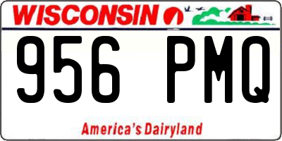 WI license plate 956PMQ