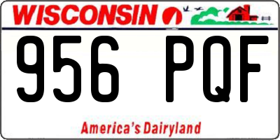 WI license plate 956PQF
