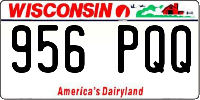 WI license plate 956PQQ