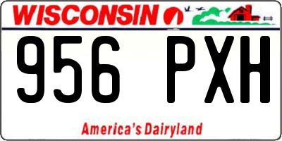 WI license plate 956PXH