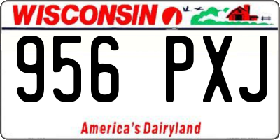 WI license plate 956PXJ