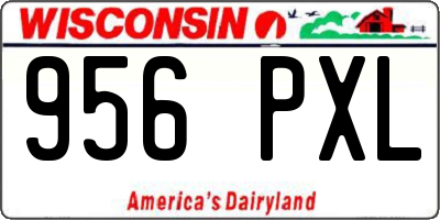 WI license plate 956PXL