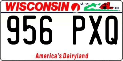 WI license plate 956PXQ