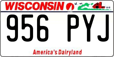 WI license plate 956PYJ
