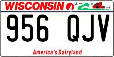 WI license plate 956QJV