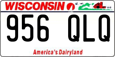 WI license plate 956QLQ