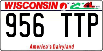 WI license plate 956TTP