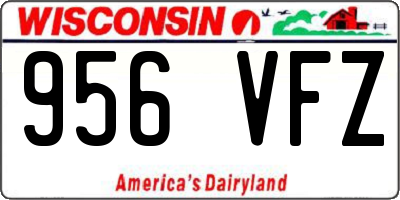 WI license plate 956VFZ