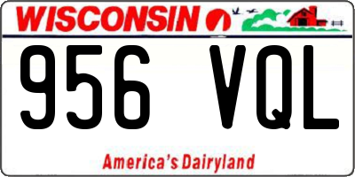 WI license plate 956VQL