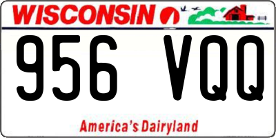 WI license plate 956VQQ