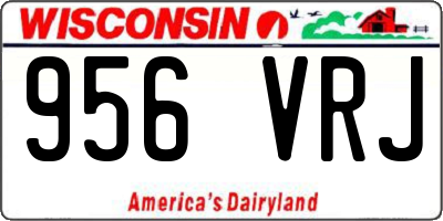 WI license plate 956VRJ