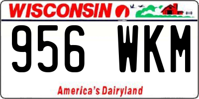 WI license plate 956WKM