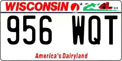 WI license plate 956WQT