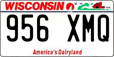 WI license plate 956XMQ