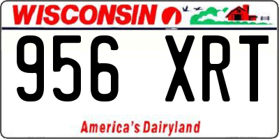 WI license plate 956XRT