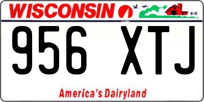 WI license plate 956XTJ