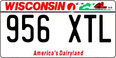 WI license plate 956XTL