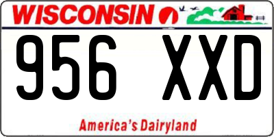 WI license plate 956XXD