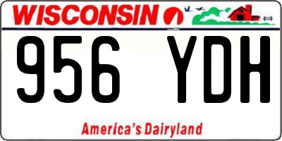 WI license plate 956YDH