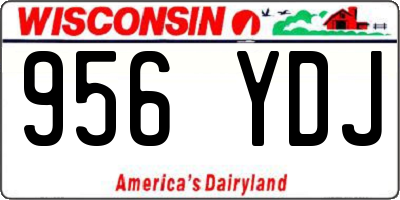WI license plate 956YDJ