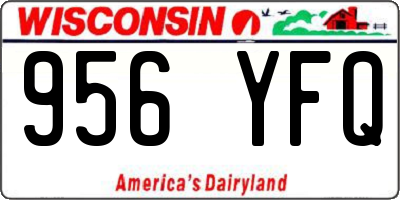 WI license plate 956YFQ