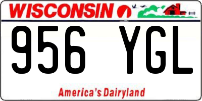 WI license plate 956YGL