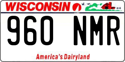 WI license plate 960NMR