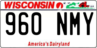 WI license plate 960NMY