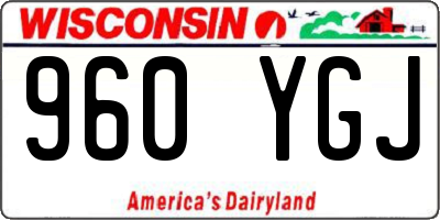 WI license plate 960YGJ