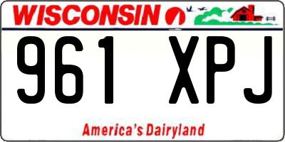 WI license plate 961XPJ