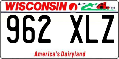 WI license plate 962XLZ