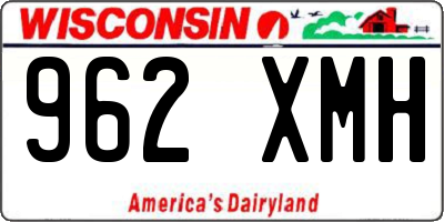 WI license plate 962XMH