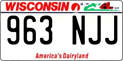 WI license plate 963NJJ
