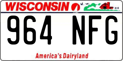 WI license plate 964NFG